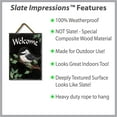 thumbnail image 3 of My Word! Chickadee Slate Impressions Wall Hanging Welcome Sign. Rustic Farmhouse Home Decor for your Living Room, Dining Room Kitchen, Bedroom Large: 8"x11.25", 3 of 5