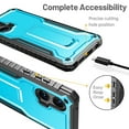 thumbnail image 2 of FITO For Moto G Stylus 5G 2024 Case, Phone Case with Screen Protector and Kickstand (Blue), 2 of 7