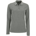 thumbnail image 1 of SOLS Womens Perfect Long Sleeve Pique Polo Shirt, 1 of 4