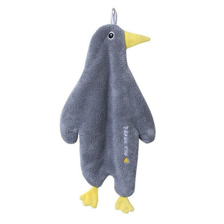 

Xunyuan High Absorption Hanging Hand Towel with Lanyard Coral Fleece Sensitive Skin Hanging Towel for Household