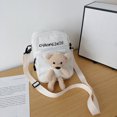 thumbnail image 3 of Bolsa Cute Bear Doll de hombro Mujeres Niñas Canvas Lovely Crossbody Phone Pouch Tmvgtek Para Estrenar, 3 of 9