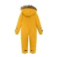 thumbnail image 4 of Taybagh Girls Outfits Size 10-12 Boys Girls Snowboard Suits Windproof Snowsuits Ski Jumpsuits Outdoor Kids Suit Yellow 14-15 Years, 4 of 9