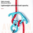 thumbnail image 2 of 50KN Rescue Figure 8 Descender Rock Climbing Rigging Plate Aluminum Alloy, for Climbing Device, Ziplining and Peak Rescue Aluminum Alloy（blue）, 2 of 5