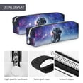 thumbnail image 4 of Honeii Astronauts Start Running Pattern Pencil Case, Pencil Pouch, Pencil Case Small, Pencil Pouch Aesthetic, PVC Pencil Pouch, Pencil Bag, Makeup Pouch, 4 of 7