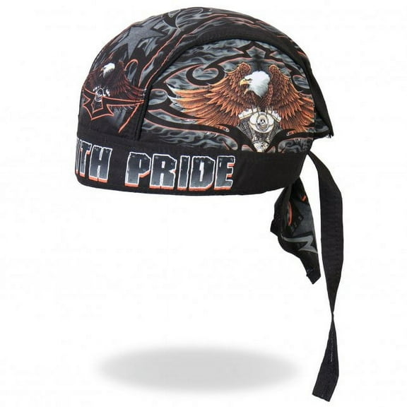 Authentic Bikers Ride with Pride Micro-Fiber & Mesh Lining Bikers, Officially Licensed Headwrap