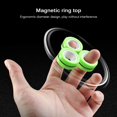 thumbnail image 4 of 3Pcs Magnetic Rings Toys, Magnetic Bracelet Ring Unzip Toy Magical Ring Props Tools, Stress Relief Fidget Toys, Finger Game Finger Toy for Kids or Adults（Green）, 4 of 6