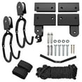 thumbnail image 2 of Kayak Lift with Hanging Pulley System Kayak Ceiling Rack Garage Ceiling Mount for  Paddleboard Canoe, 2 of 7