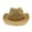 Khaki, variant on Crochet Women Straw Weaving Cowgirl Hat Wide Brim Hollow Hat for Photoshoot