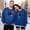 Blue, variant on Couples Matching Sweatshirt His and Her Crewneck Pullover Personalized Anniversary Sweater Valentines Day Gift
