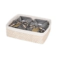 thumbnail image 2 of Kouboo Laguna Rattan Shelf Basket with Liner, Decorative Storage Basket, Organizer For Shelves, Latte, 2 of 6