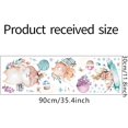 thumbnail image 4 of Color Cute Cartoon Wall Paste Niños Extraíble Wall Paste Diy Decorado Kindergarten Living Room Games Room,11 Feliz Sencillez, 4 of 4