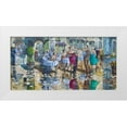 thumbnail image 1 of West, Ronald 24x14 White Modern Wood Framed Museum Art Print Titled - Cafe Elize, 1 of 4