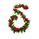 thumbnail image 2 of Corona De Flores Silvestres Artificiales Para Decoración Del Hogar, Interiores Y Exteriores, Arcos De Boda, Porches Y Escaleras. Decoración Para Todo El Año., 2 of 9