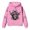 3 Pink, variant on Gyujnb Youth Hoodie Shaggy Cow Print Cool Warm Versatile Pullover for Daily Casual Outings (Toddler, Big Boys),11-12 Years