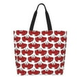 thumbnail image 1 of Fotbe Cute Red Crab Bolsa Tote Estética de Lona con Estampado para Mujer - Bolsa Reutilizable de Hombro Casual para Vacaciones, Compras, Trabajo y Gimnasio, 1 of 8