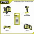 thumbnail image 4 of RYOBI Premium Belt Clip Attachment for HP Drills and Impact Drivers, 4 of 5