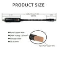 thumbnail image 5 of Portable Car Socket to DC8020 Adapter Line Vehicles Connection Cable Cord Supports up to 144W for Automobiles, 5 of 6