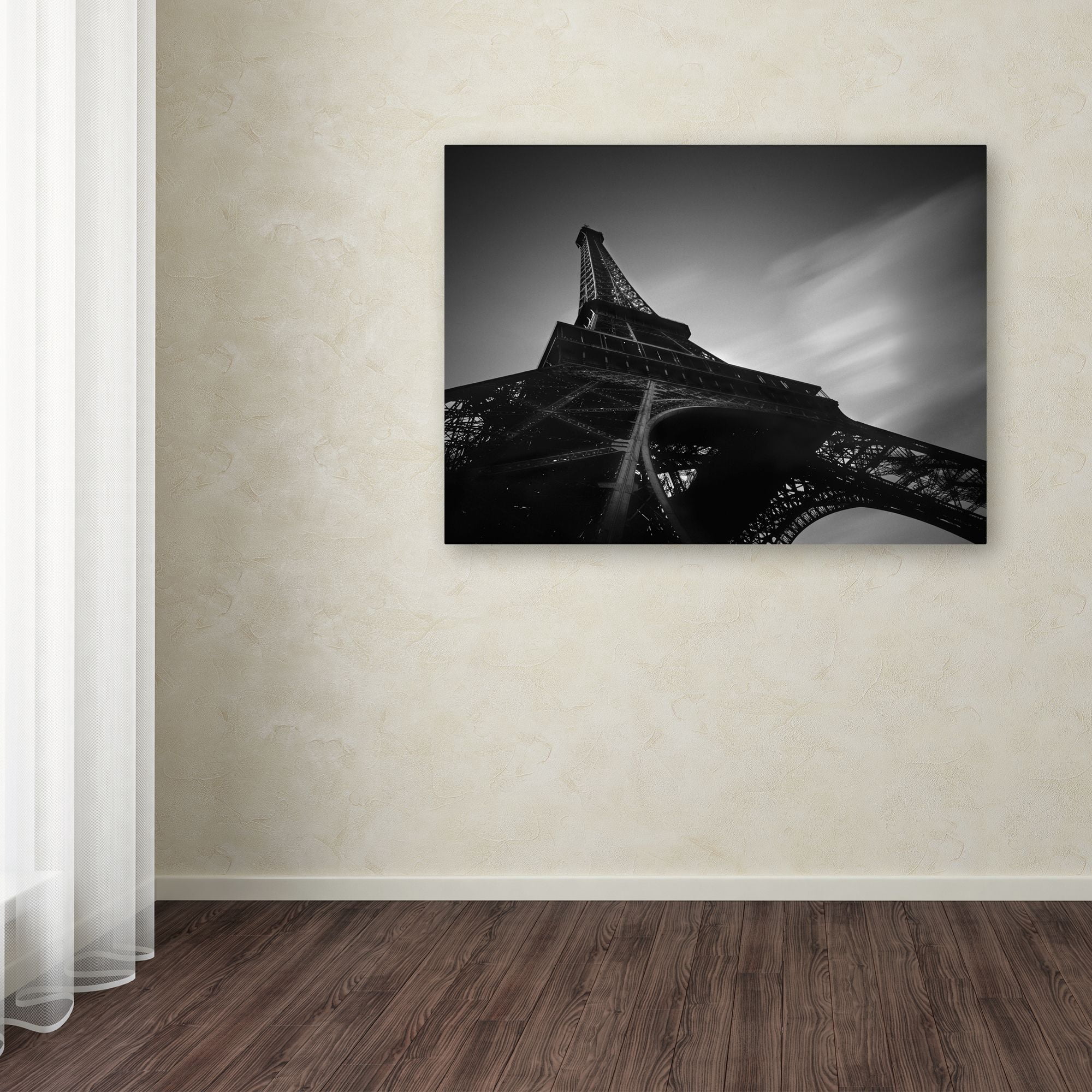 Trademark Fine Art "Eiffel 1" Canvas Art by Moises Levy