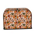 thumbnail image 2 of Balery Autumn Fox Pumpkin Lazy Pattern Oven Cover Kitchen Bread Machine Protector, 2 Slice Toaster Cover for Home, Anti Dust Fingerprint Coaster Cover, 2 of 7