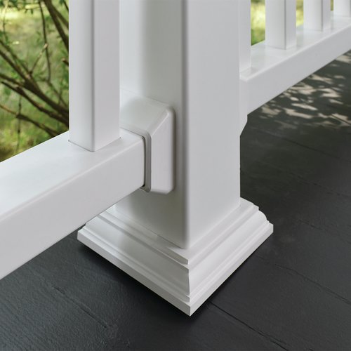 Xpanse Select Vinyl Railing 4 in. H x 4 in. W Heritage Base Trim