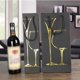 thumbnail image 2 of 4 bolsas de regalo premium para vino, bolsa de mano para dos botellas (dorado, rojo, plateado y azul), 2 of 8