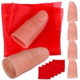 thumbnail image 1 of 6 Sets Magician Props Silk Scarves Simulation Finger Cots Fake Fingers for Stage Performance, 1 of 7