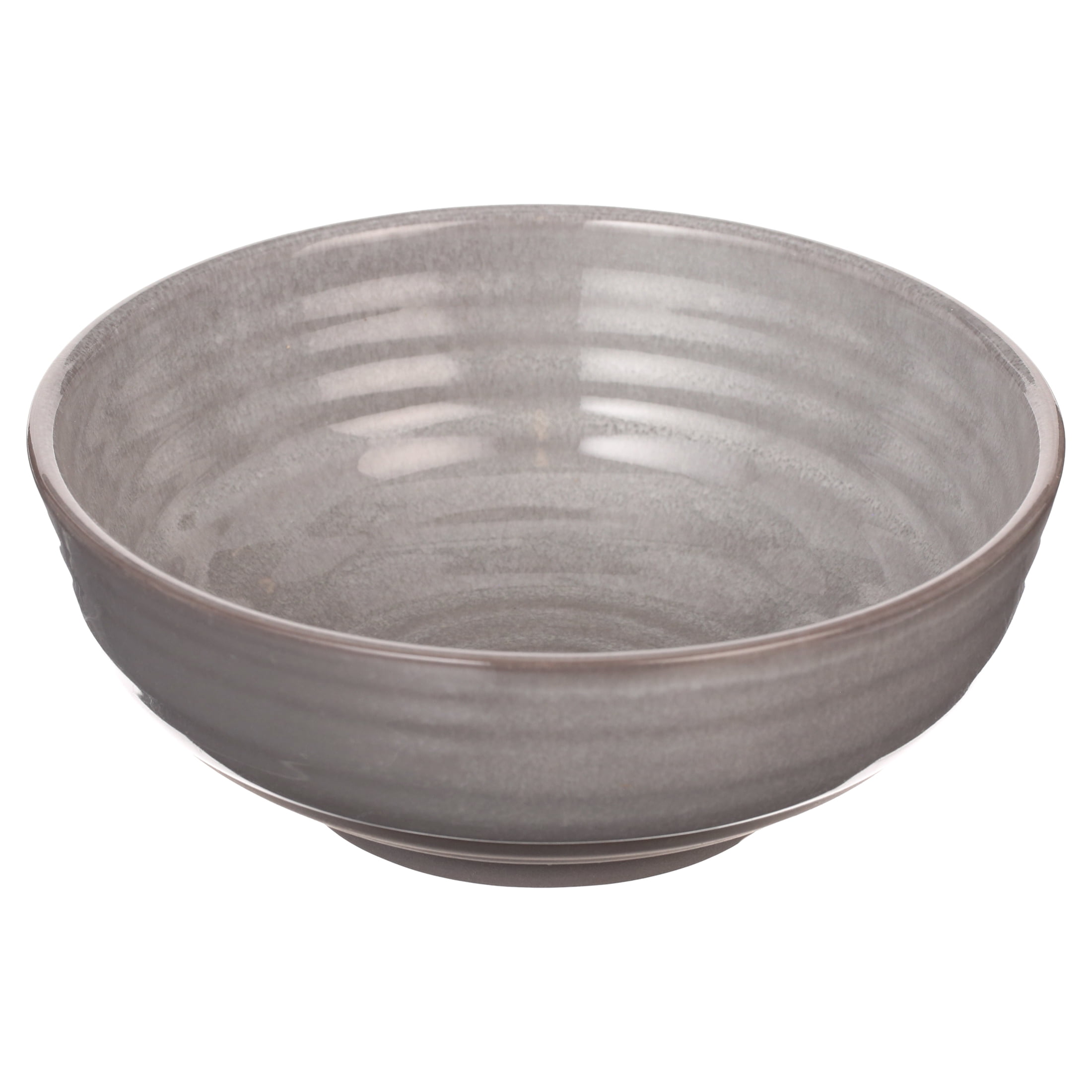 Better Homes & Gardens-Collins Grey Stoneware 12-Piece Dinnerware Set