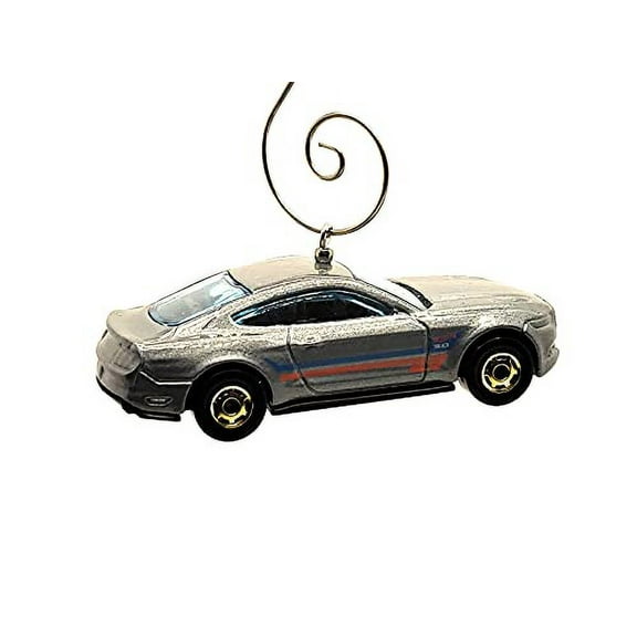 2015 for Ford Mustang GT Christmas Ornament 1:64 Gray