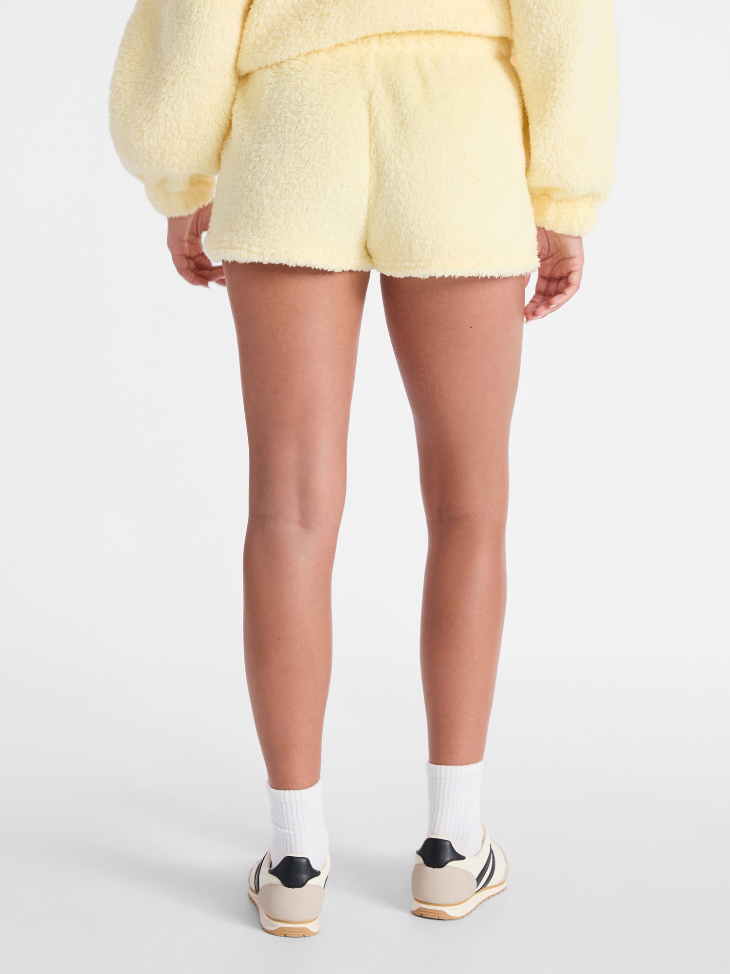 No Boundaries Plush Bungee Cord Shorts, Women's