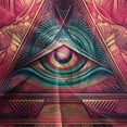 thumbnail image 5 of Home Bedclothes All-seeing Eye Printed Duvet Cover Set Teenager Adult Fantasy Bedroom Decor,Full (80"x90"), 5 of 6