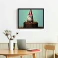 thumbnail image 2 of Nawypu  Party Hat Bird Chocolate Cake Canvas Wall Art, Design by Lucia Heffernan, 2 of 4