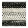 thumbnail image 3 of Unique Loom Tribal Trellis Collection Area Rug - Alami (5' 3" Square Black and White), 3 of 12