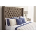 thumbnail image 6 of Lane Furniture Manhattan 61" Farmhouse Fabric 4/6 UPH Bed in Brown, 6 of 6