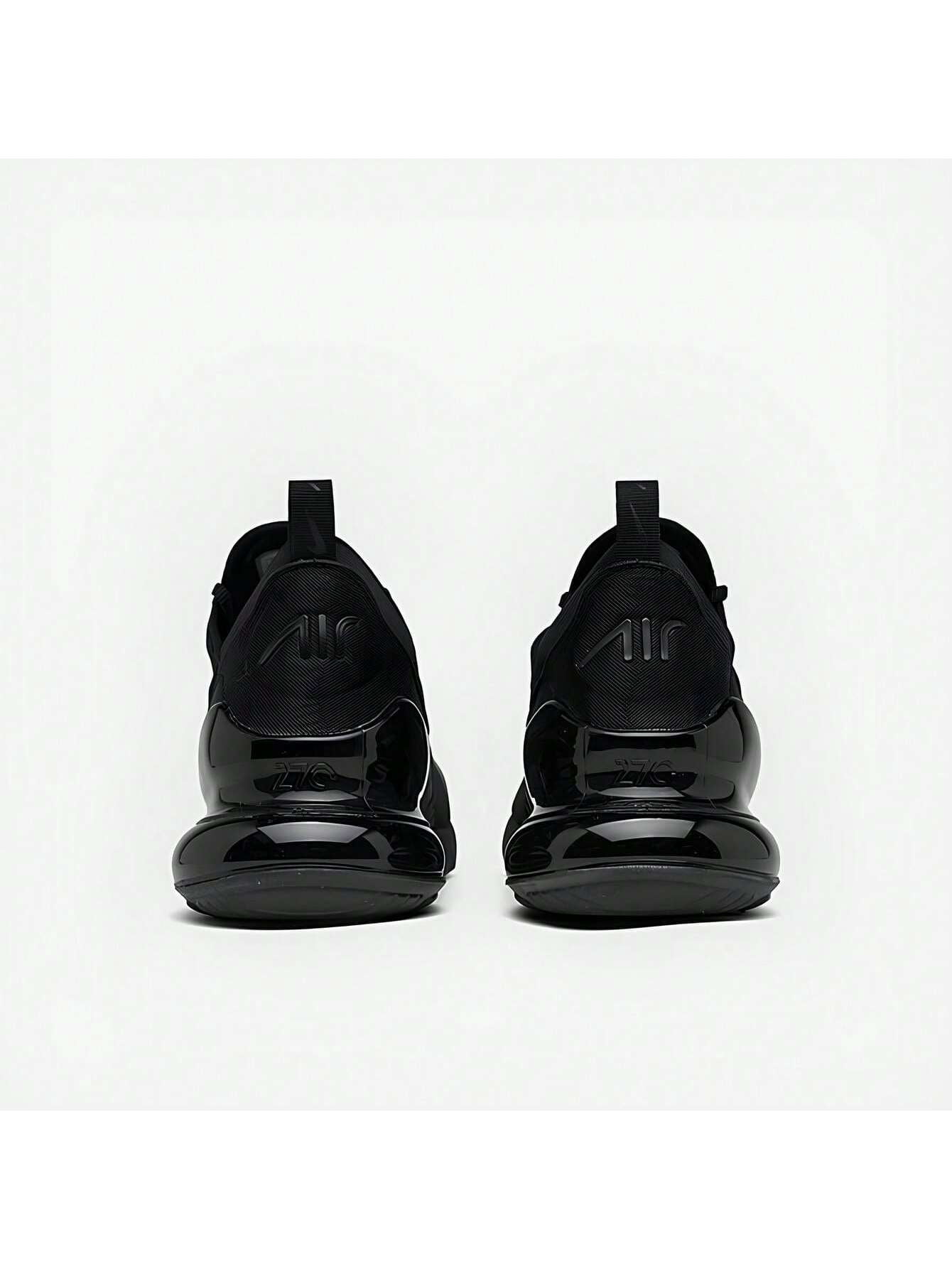 Nike Men's Air Max 270 Low Neck top Black/Black Athletic Shoes size 8.5