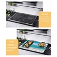 thumbnail image 3 of nqOlkjepod Large Induction Cooktop Protector Mat 24"x21", Summer Beach Coastal Stove Top Covers for Electric Stove, Vacation Seaside Ocean Decorative Stove Burner Cover Mats, Glass Top Stove Cover, 3 of 8