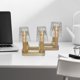 thumbnail image 4 of Estante de almacenamiento de desagüe de taza desmontable plegable de madera | Organizador de cocina caqui de madera de haya | Soporte portátil antideslizante para vasos, tazas, vasos de cerveza |, 4 of 5