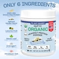 thumbnail image 6 of NUFYX Family Owned Organic Plant-Based Protein, Creamy Vanilla, 18g Protein per 100 Calories, USA Grown Peas, 6 of 14