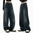 thumbnail image 6 of EMMIOL Women's Baggy Jeans High Waist Barrel Jeans Y2K Vintage Wide Leg Fit Jeans 90s Boyfriend Streetwear Denim Pants, 6 of 6