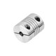 thumbnail image 4 of Acoplador flexible del acoplador del eje del motor de la impresora del CNC / 3D de 6.35mmx6m m shamjiam Acoplador de eje flexible, 4 of 5