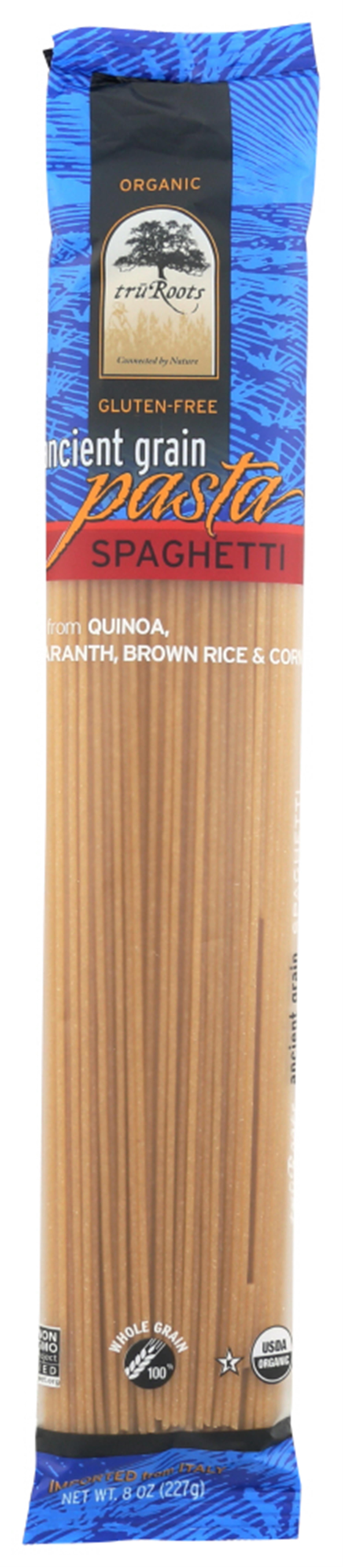 Truroots Ancient Grains Pasta Organic Spaghetti, 8 Oz, Pack of 6