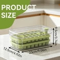 thumbnail image 2 of Ice Cube Tray for Freezer, 64 Pcs Ice Cube Mold with Lid and Bin Ice Container with Ice Scoop Ice Mold for Whiskey Cocktail, Tea, Coffee, 2 of 6