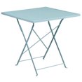 thumbnail image 1 of 28'' Square Gold Indoor-Outdoor Steel Folding Patio Table, 1 of 3