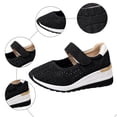 thumbnail image 6 of Mepaouo Women's Working Nurse Shoes Plaform Wedge Slip on Loafers Casual Walking Orthotic Sneakers, 6 of 8