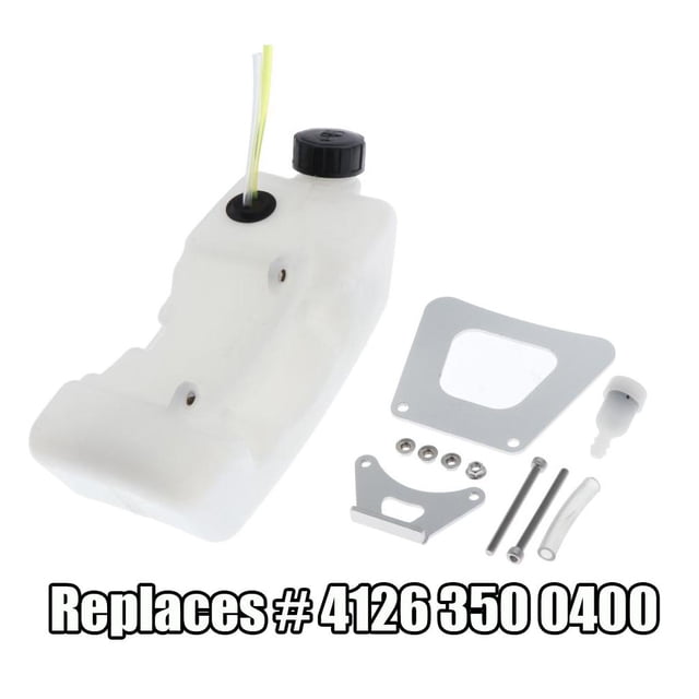 Depósito de con tapa que reemplaza a la recortadora FS81 4126350 0400 Accesorio shamjiam Tanque de combustible de gas de recortadora portátil