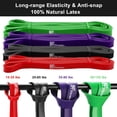 thumbnail image 2 of XPRT Fitness Resistance Bands Pull Up Assist Bands Stretching Powerlifting Set of 4, 2 of 8