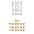 thumbnail image 1 of 40 piezas de tapones de de flores para manualidades de bricolaje haciendo hallazgos de fabricación de joyas Zulema 40pc Bead Caps Spacer Beads, 1 of 8
