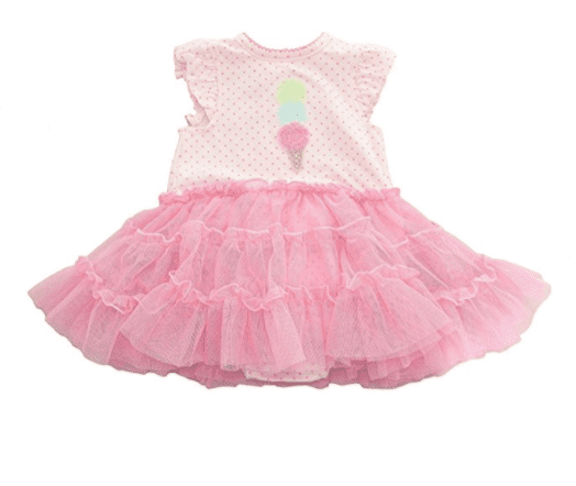 Little Me Baby Girls Popovers Tutu Dress