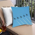 thumbnail image 1 of Ahgly Company Transportation Airplane Coussin Extérieur, 18 Pouces par 18 Pouces, 1 of 6