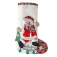 thumbnail image 3 of 2pcs Large Christmas Stocking Christmas Gift Bag Christmas Tree Candy Bag Hanging Decoration C, 3 of 5