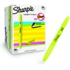 Sharpie Pocket Highlighters, Chisel Tip, Fluorescent Yellow, 36 Count